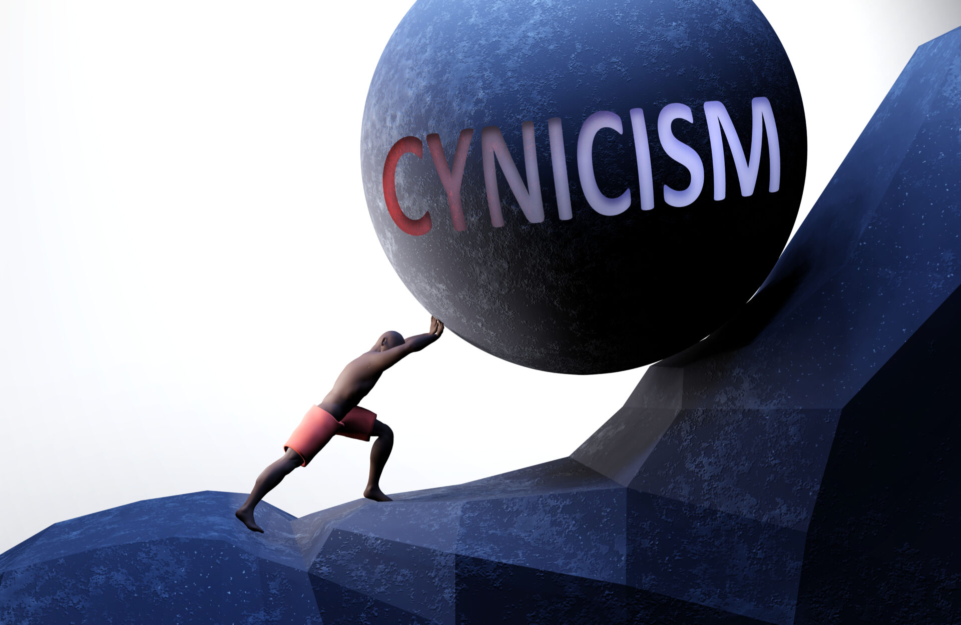 Cynicism,As,A,Problem,That,Makes,Life,Harder,-,Symbolized